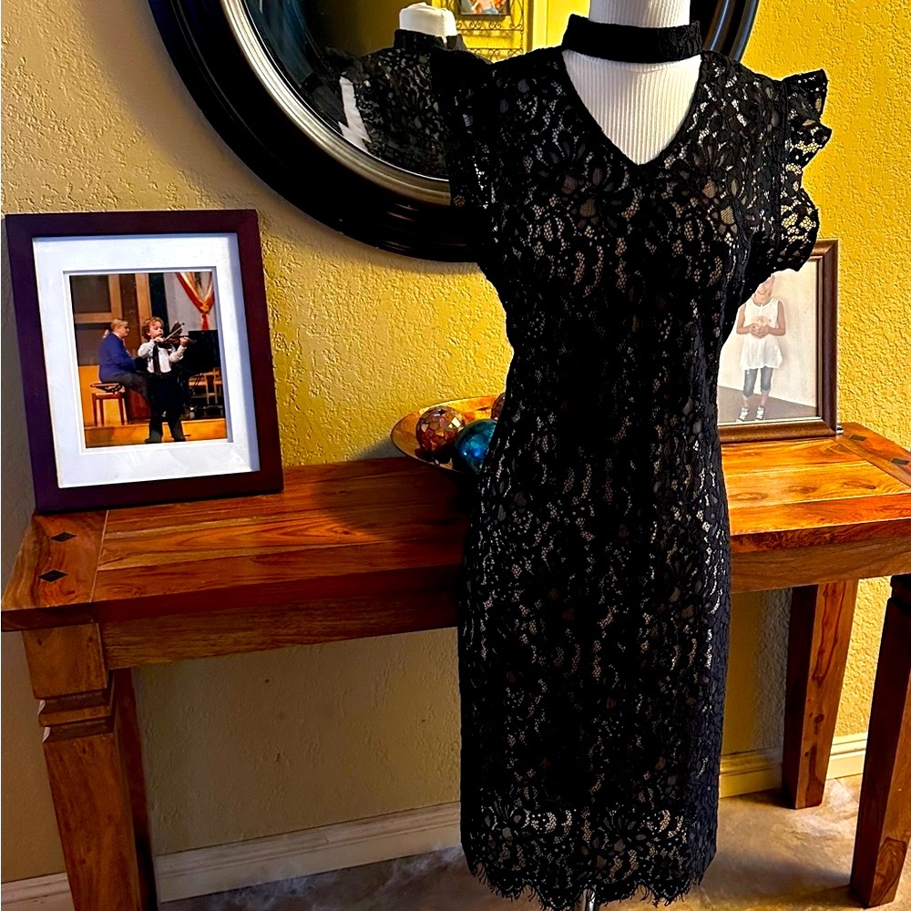 Lace Choker Dress